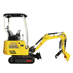 1.8TON Mini Excavator Kubota Engine Side Swing & Extendable Tracks 7 Attachments
