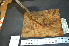 Camphor Burl Raw Wood Veneer Sheet 11.5 x 14.5 inches 1/42nd thick 4672-84