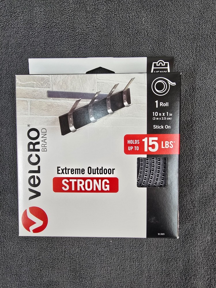 Velcro 10 ft. x 1 in. Extreme Titanium Tape