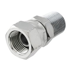 10 Hydraulic Hose Fittings: 3/8″ NPSM Female x 3/8″ NPTF Male Swivel Fitting