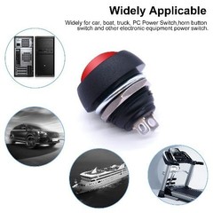 12mm Momentary Push Button Switch 1/2 Inch Mounting Hole On Off Mini Round