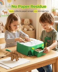 Upgraded Kids Cardboard Cutter, Safe Bladeless STEM Building Machine