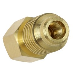18PCS 7/16″-28unf to 1/4″ Brass Can Tap Valve Core Remover Tank Adapter Thimble