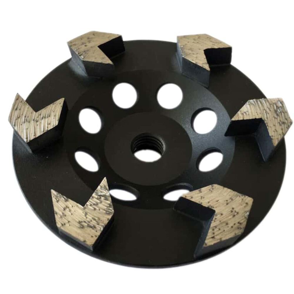 High Performance Diamond Grinding Wheels for Concrete, Arrow or S Segments