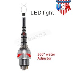 Fit KaVo MULTIflex LUX LED Style Dental Handpiece Coupling Coupler 6 Pin 6 Hole