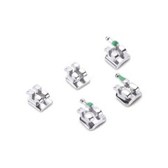 Dental Orthodontic Brackets Mini Roth/MBT 022 018 Hook 345/3 Monoblock/Mesh Base