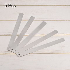 5pcs Mn Steel Feeler Gauge 1mm Thickness Metric Filler Thickness Gage