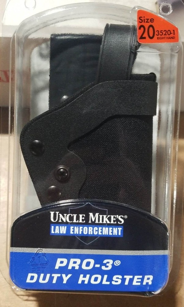 Uncle Mike’s Law Enforcement Pro-3 Duty Holster (Right Hand) Size 20
