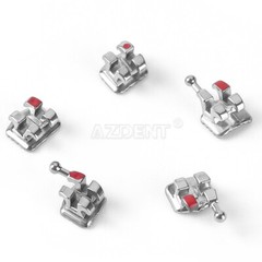 Dental Orthodontic Brackets Metal Roth MBT 022 Hooks 345 MIM Monoblock Brace