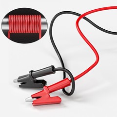 Alligator Clips Electrical Test Leads 6 Colors Dual Ended Crocodile Clips Wires