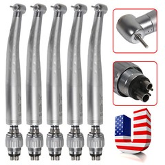 Yabang Dental High Speed Handpiece & 4-Hole Quick Coupler Swivel fit FG1.6mm