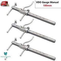 3X Venus & Apollo Gauge VDO Gauge Ruler Stainless Steel Fully Autoclavable New