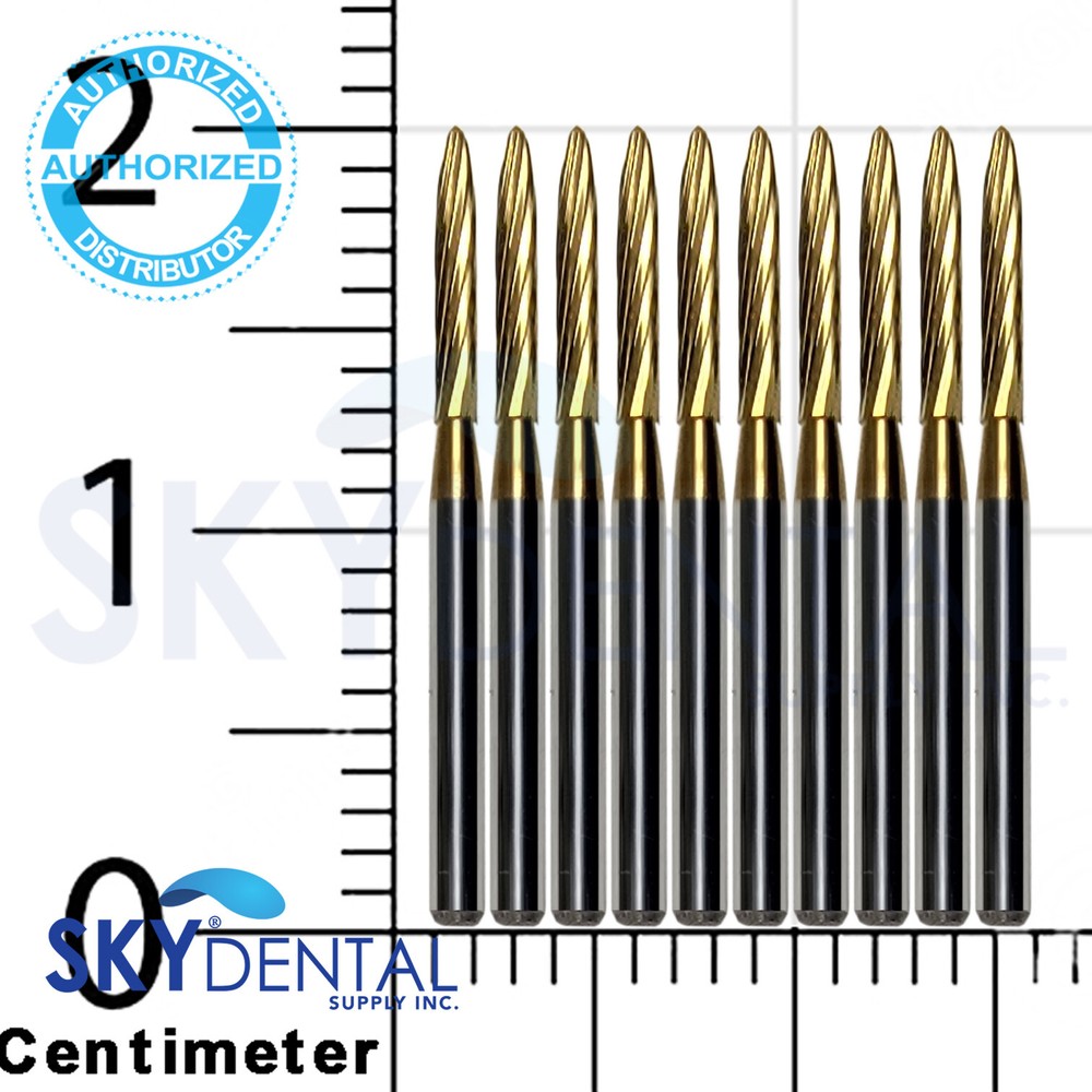 Carbide Burs H48L12 TRIMMING & FINISHING CARBIDE H48L012 US Seller 12-Blade