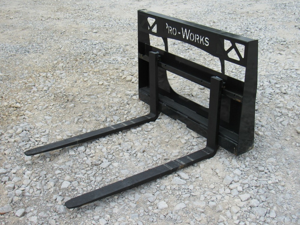 42″ 2,200 Pound Pallet Forks Attachment Fits ASV Terex RC30 PT30 RT40 RO70T