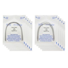 100PCS Dental Orthodontic Niti Arch Wire Natural Form Elastic Round Rectangular