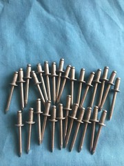 8 Ounces (Over 90 Total) of New Hollow Pop and Cherry Aluminum Rivets