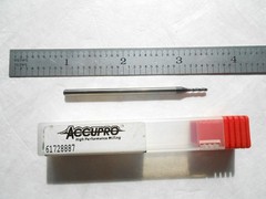 NEW ACCUPRO USA .060″ CUT DIA X .312″ LOC X 2-1/2″ L 3FL CC CARBIDE BALL ENDMILL
