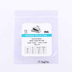 12 Size Dental Orthodontic Bondable Roth/MBT/Edgewise 022 018 Slot 1st/2nd Molar