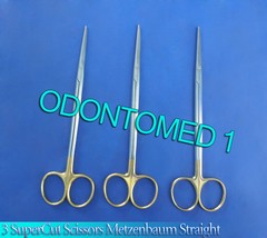 3 SuperCut Scissors Metzenbaum 7″ Straight Surgical DENTAL Instruments