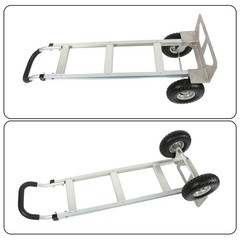 Aluminum 500Lbs Hand Truck Magliner Trolley Dolly Diecast Nose Plate 14″×7-1/2″