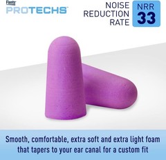 Noise-Reducing Foam Ear Plugs – 10 Pair Pack, Ideal for Sleeping & Concerts