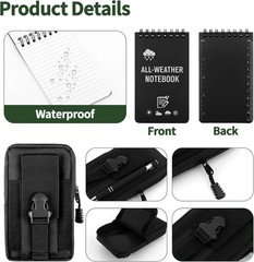 7 PCS Waterproof Notebook Set, 3 Write in the Rain Notebook & 3 Write in the Rai