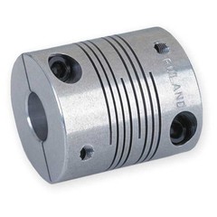 Ruland Pcr16-6-6-A Coupling, 4 Beam Clamp, Bore 3/8 X 3/8 In