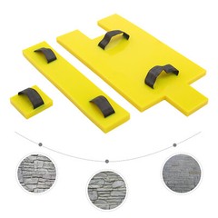 Concrete Wall Mold Polyurethane Seamless Stamp Cement Texture Stone Slate Mat US