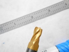 NEW DURA-MILL USA .3135″ DIA X 1/2″ LOC X 2″ L X .060″ CR 4FL CC CARBIDE ENDMILL
