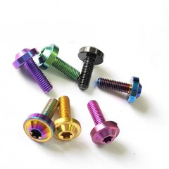 10pcs Titanium Bolt M6x10 15 20 25mm Butterfly Torx Head Screws for Bicycle Car