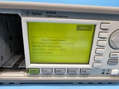 AGILENT 8163A Lightwave Multimeter , 81560A Optical Attenuator /w 11593A