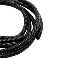 25′ Ft Feet 1/4″ High Quality Split Wire Loom Conduit Polyethylene Tubing Black