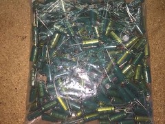 (100 PIECE LOT) 10MV1500AX, CAP ALUMINUM LYTIC NON SOLID POLARIZED 10V 1500uF TH