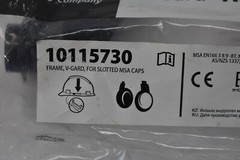 MSA V-Gard Frame For Slotted MSA Caps 10115730 Genuine OEM Faceshield Black
