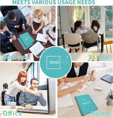 100 Pack 8mil PVC Clear Binding Presentation Covers, Letter Size, 8.5 x 11 In…