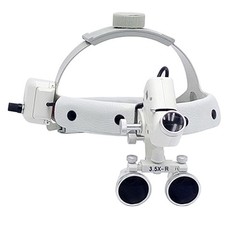 Dental Surgical Medical Binocular Loupes Magnifier Ergo Glass/5W LED Head Light