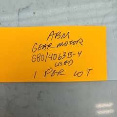 ABM G80/4D63B-4 Gear Motor 230/400 V 50hz 1300 / 56 Rpm VDE0530
