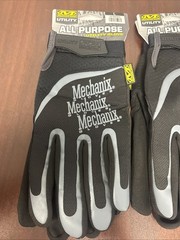 2 PAIR PACK Mechanix Wear All Purpose Utility Glove Black Size Large NEW