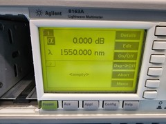 AGILENT 8163A Lightwave Multimeter , 81560A Optical Attenuator /w 11593A