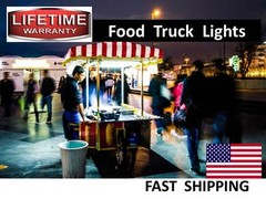 Mobile HOT Dog Cart Food Vending Concession Trailer LED LIGHTING KIT 2016