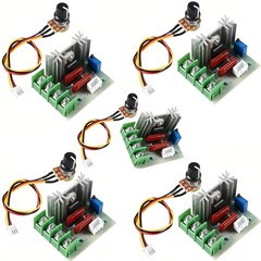 5PCS AC 110V 220V 2000W SCR Voltage Regulator LED Dimmer Motor Speed Controller