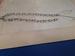 TWO 36″ Highbay/ Ceiling Light Hanging Chains – 2 VClips & 2 S Hooks