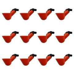 12 Pack Automatic Waterer Drinker Cups Chicken Coop Poultry Chook Bird Water