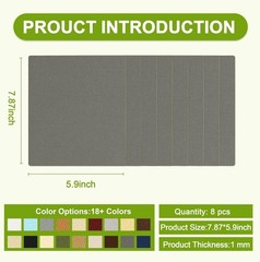 Canvas Repair Patch,Outdoor Gear Patch, 7.87×5.9 Inches 8PCS,Waterproof Self-…