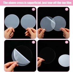Ø 10-400mm Clear Plastic Circle Discs Round Perspex Thick 2mm 3mm 4mm 5mm & 10mm