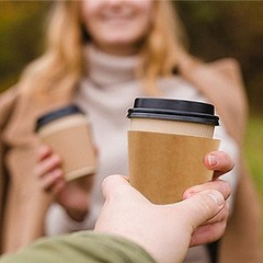 50PCS Coffee Cup Sleeves – Hot Coffee Sleeves Disposable Cold Drinks Iced