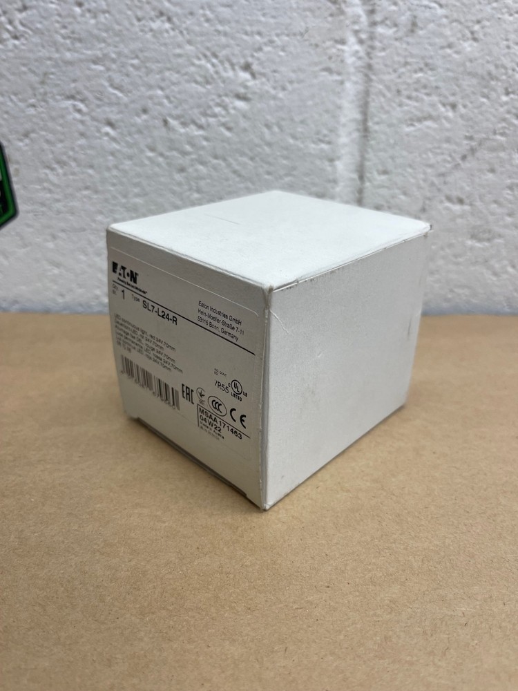 Eaton SL7-L24-R Continuous LED Light Red, 24V, 70mm *NEW*
