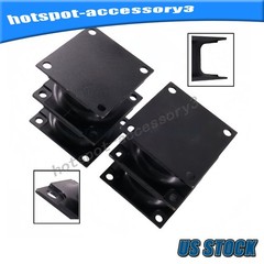 4PCS Vibratory Plate Compactor Rubber Isolator Shock Mount For Stanley Hydraulic