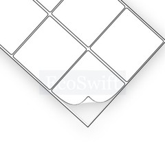 (150) 4 x 3 1/3 EcoSwift Laser/Ink Address Shipping Adhesive Labels 6 per sheet