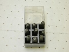 C.H. Hanson 9 Piece, 1/4″ Figures Character Steel Stamp Set